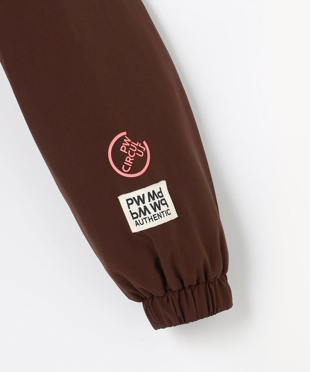 PW CIRCULUS 【撥水加工 / ストレッチ】【WOMEN】デタッチャブルキルティング中綿ブルゾン ゴルフウェア レディース ダークブラウン系