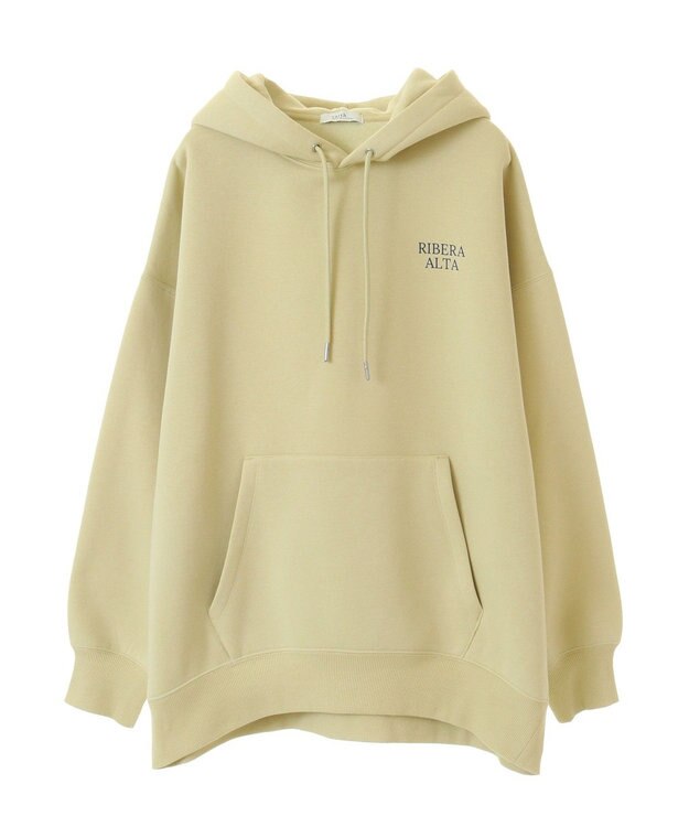 earth music&ecology アソートロゴフーディー Yellow