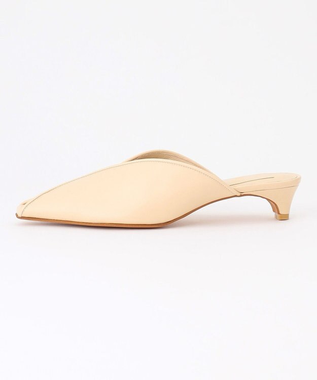 BEIGE， 【一部店舗限定】HENRI EN VARGO / IPINA オープントゥパンプス Ecru