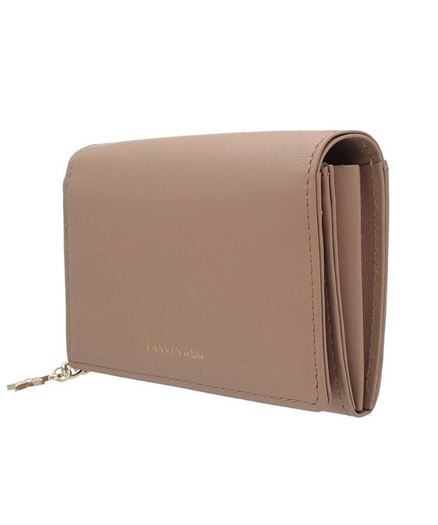 LANVIN en Bleu ルナ 名刺入れ ベージュ