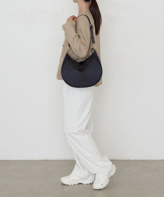 russet ナイロンジャガード2WAYショルダーバッグ(CE-1620) Purple/BR