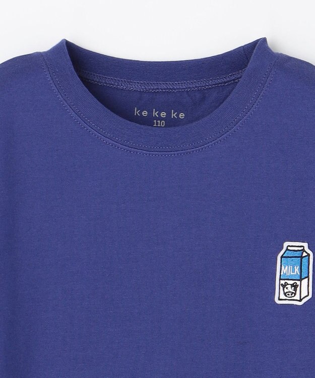 ANY KIDS 【ke ke ke】GOOD MORNING チュニック ワンピース ブルー