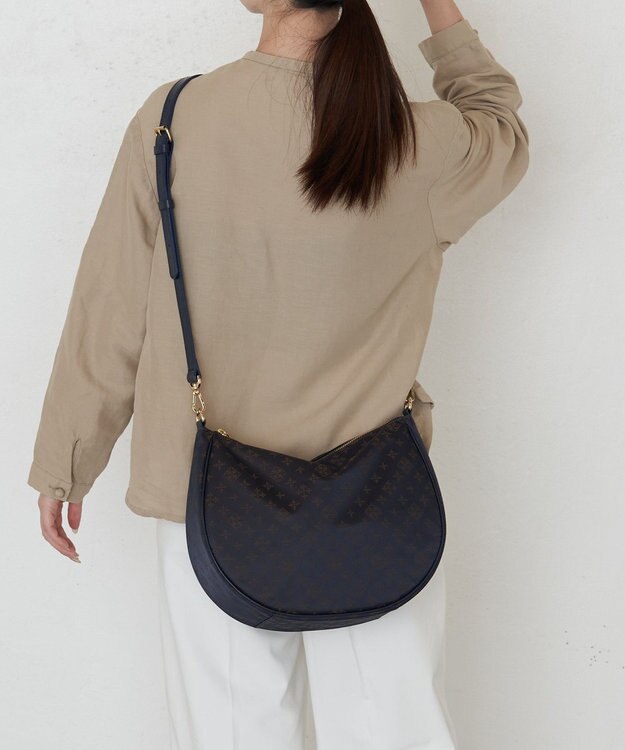 russet ナイロンジャガード2WAYショルダーバッグ(CE-1620) Purple/BR