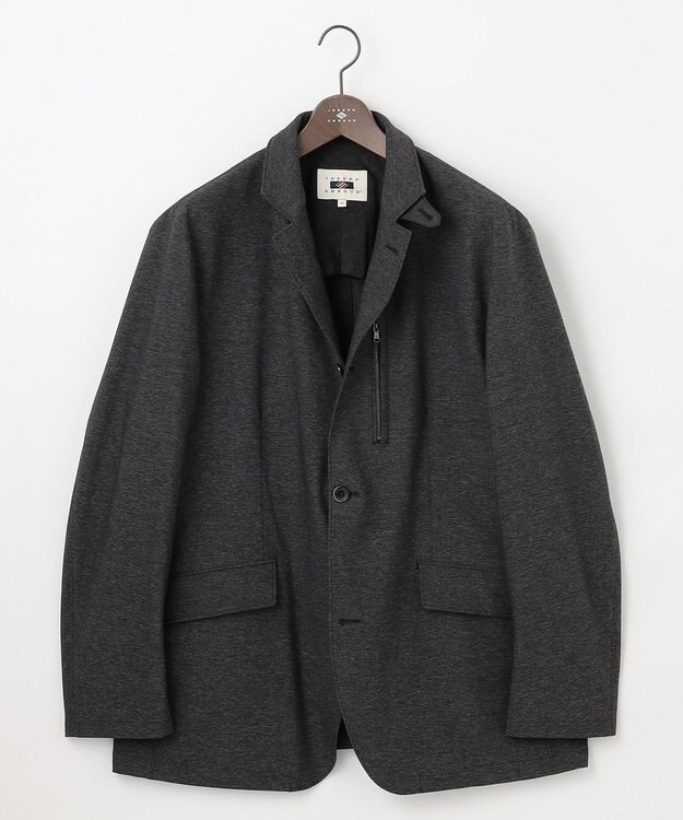 JOSEPH ABBOUD 【キングサイズ・撥水/ハイパワー2WAYストレッチ/ソフト】ハイパワー2WAYストレッチメランジ コンバーチブル ジャケット グレー系