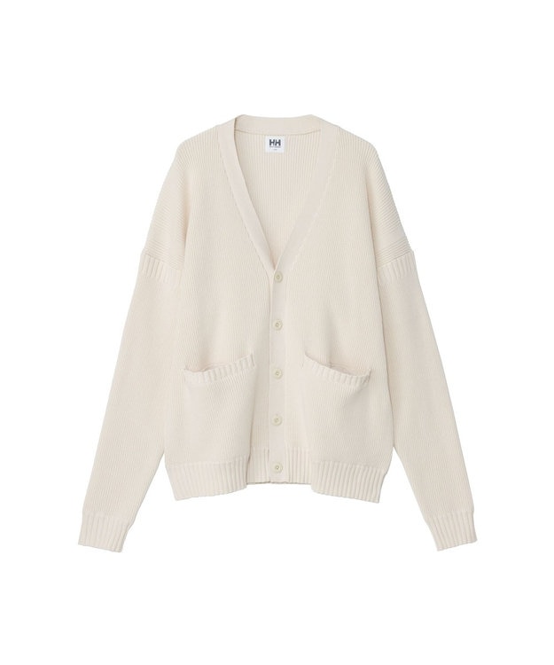 HELLY HANSEN フィッシャーマンニットカーディガン アイボリー