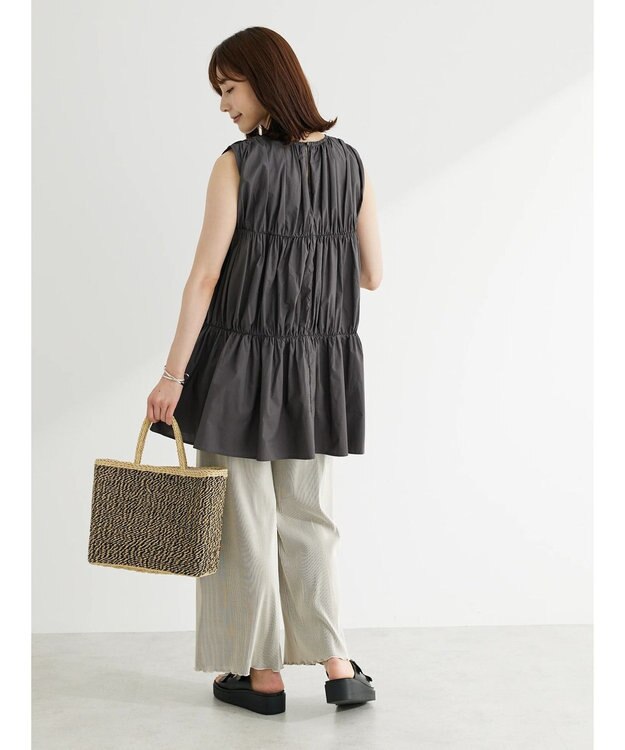 Green Parks ・ＥＬＥＮＣＡＲＥ　ＤＵＥ　ティアードノースリチュニック Charcoal Gray