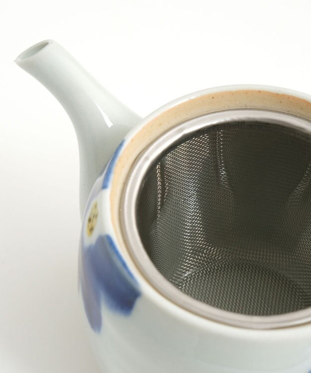 たち吉 【たち吉】花かさねポット〈１個〉波佐見焼 ホワイト×ブルー