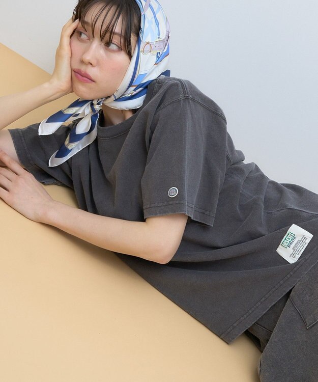 AMERICAN HOLIC DISCUS パウダーブリーチ加工Tシャツ