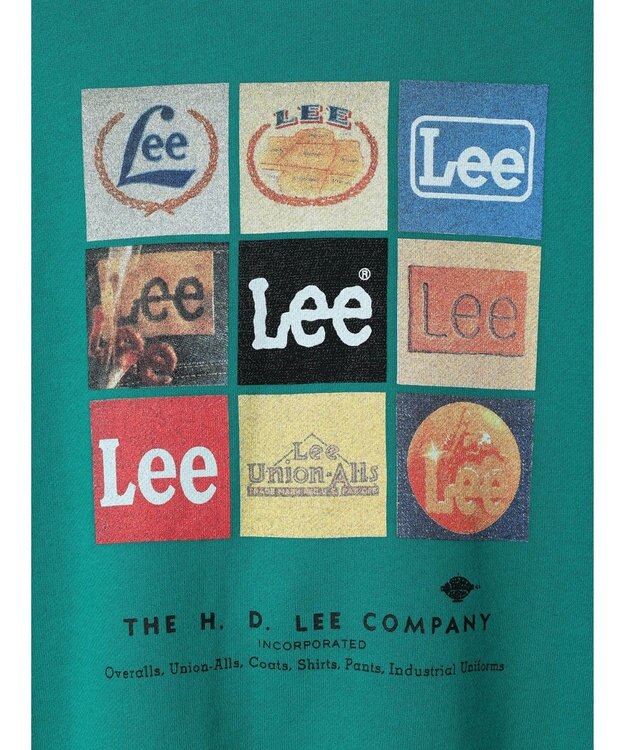 earth music&ecology Ｌｅｅ×ｅ．ｍ．ａ．ｅ．バックプリントプルオーバー Green