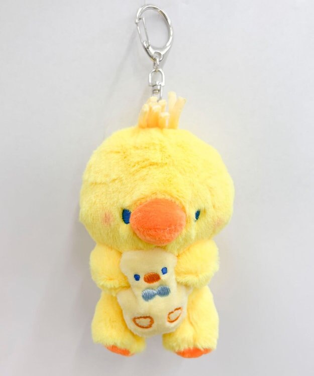 WEGO あにまるフレンズぬいぐるみキーホルダー イエロー