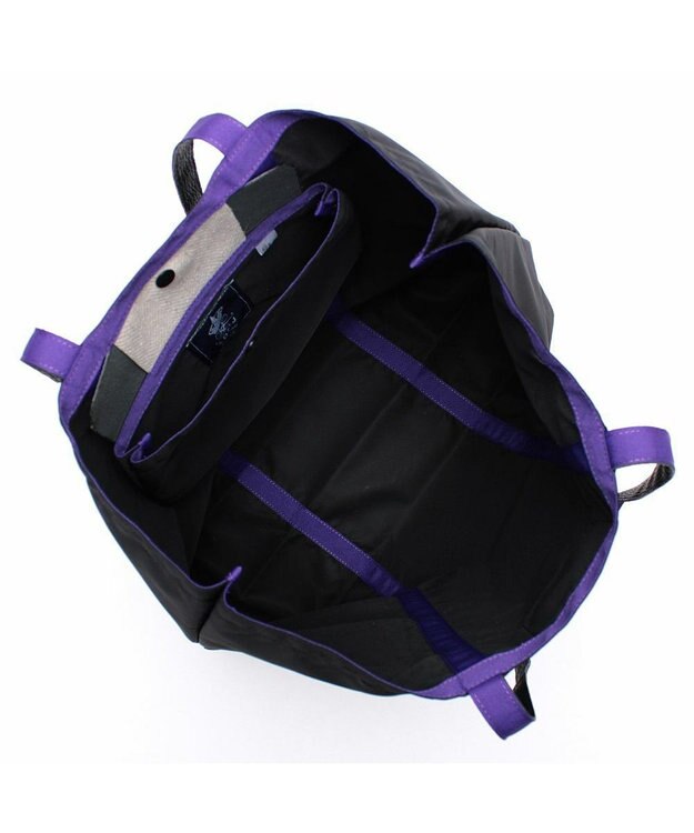 A.D.M.J. 【ナイロン】デービス/サブバッグL ブラック