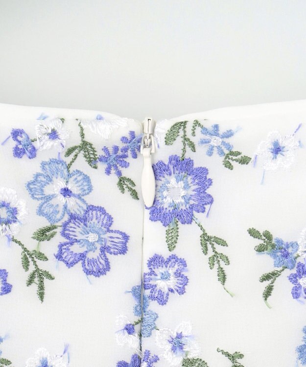 TOCCA 【洗える】MAY FLOWERS ドレス ブルー系7