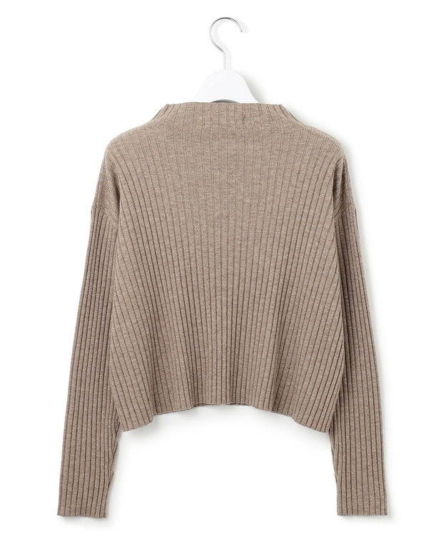 23区 L 【洗える】レイヤードニットツイン ワンピース ブラウン系