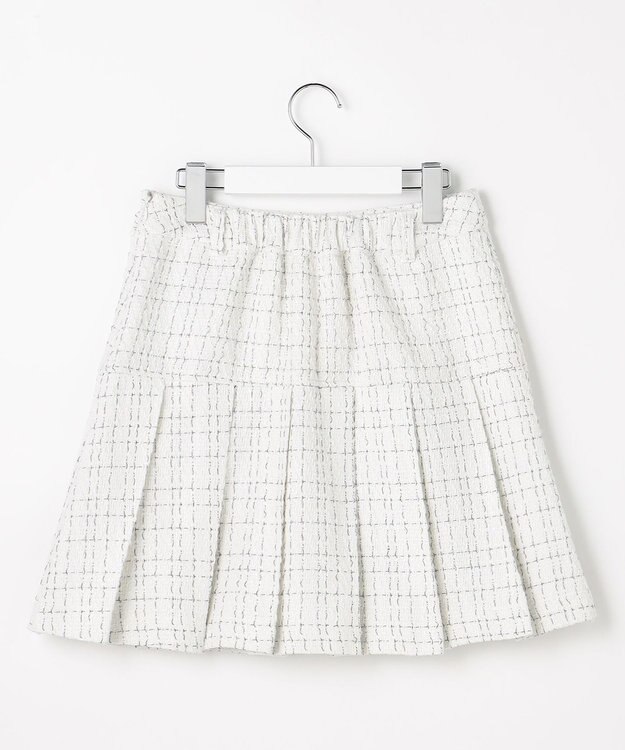 Feroux プリーツミニ スカート ホワイト系1