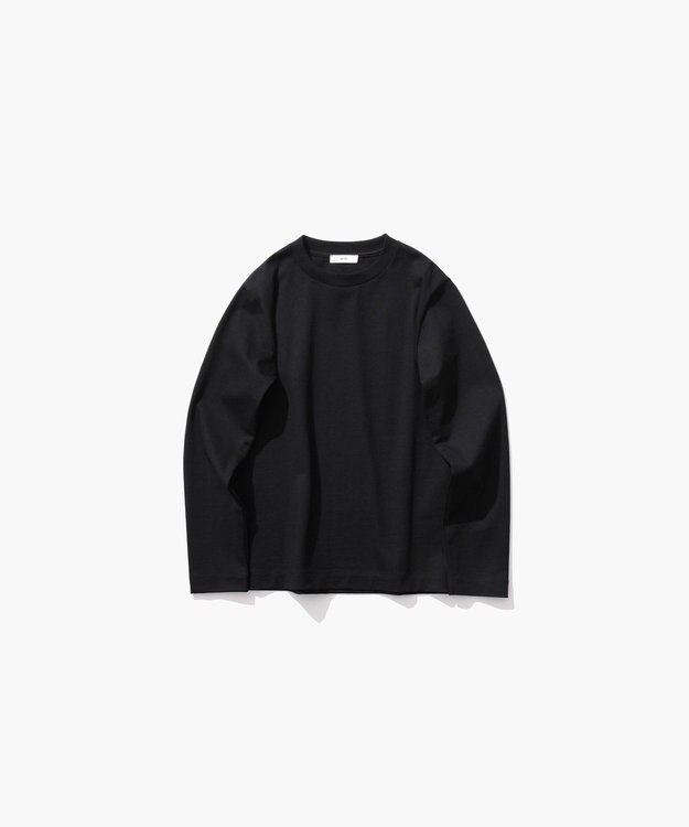 ATON 12/- AIR SPINNING | L/S Tシャツ BLACK