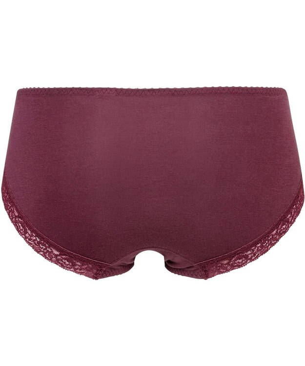 Wing ショーツ KB2721とペア 【後ろ姿きれいブラ】 はきこみ丈あさめ KF2321 ウイング／ワコール エンジ