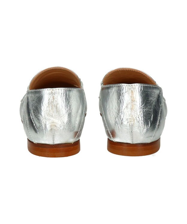 INTER-CHAUSSURES 【FABIO RUSCONI】バブーシュビットローファー シルバー