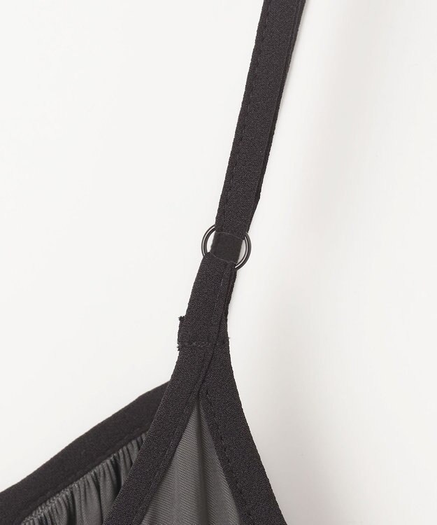 GRACE CONTINENTAL ギャザーキャミソールワンピース グレー