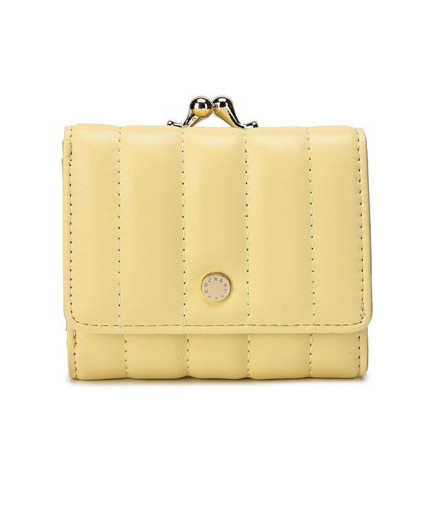 style code 【MERCURYDUO/マーキュリーデュオ】スタッズキルティング　口金ミニ財布 イエロー