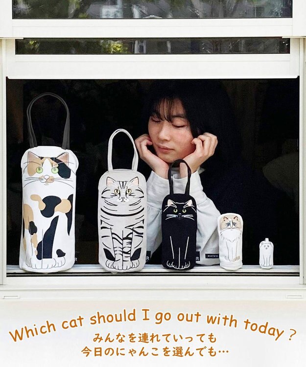 ROOTOTE 1297【5点セット】EU.アニリョーシカ.ネコリョーシカ-A 01：ネコ