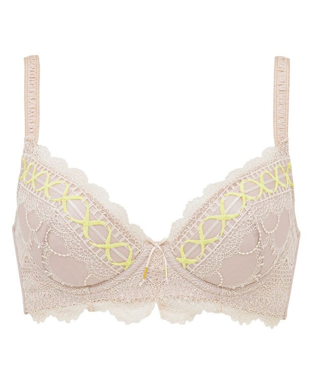 BRADELIS New York 【BRADELIS New York / 育乳補整ブラ・STEP1 集める】ウェンディステップ1ブラ24S1 脇のお肉もふんわり包んで補正するブラ シャンパンベージュ