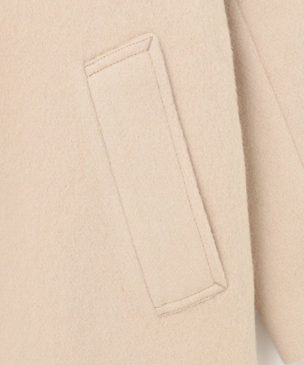 J.PRESS YORK STREET 【WOMEN】メルトン ガウンコート ベージュ系