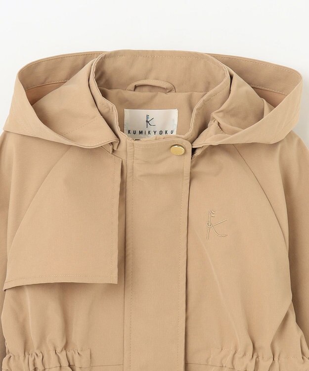組曲 KIDS 【110-140cm】【撥水】ケープド マウンテンパーカー ベージュ系