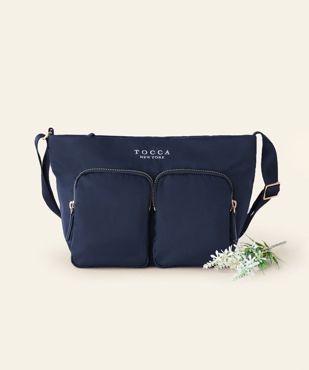 TOCCA 【WEB＆一部店舗限定】VIA METRO POCHETTE ポシェットバッグ ネイビー系