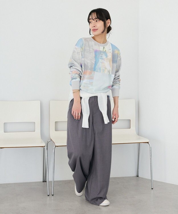 CRAFT STANDARD BOUTIQUE アートライクプリントロンTee Off White