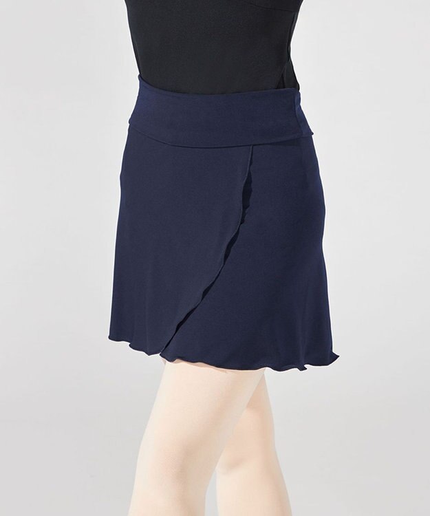 Chacott ショートスパッツ付きスカート ネイビー