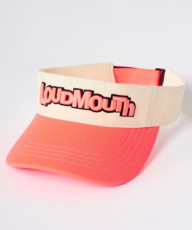 FILA GOLF／marie claire 【LOUDMOUTH】異素材サンバイザー Pink