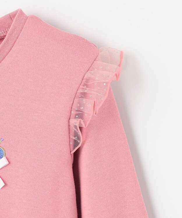 ANY KIDS マジカルキャット長袖Tシャツ ピンク