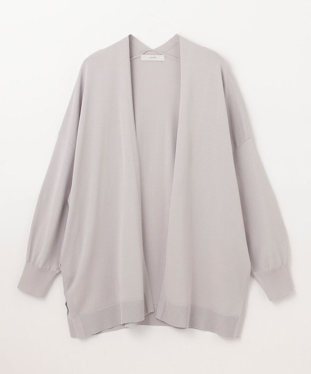 ANY ニットカーディガン ライトグレー