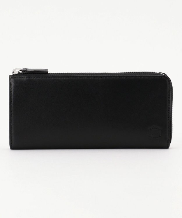 J.PRESS MEN 【MORPHO×J.PRESS】シープゴート ハニーセル長財布(Ｌ字ラウンドファスナー) ブラック系