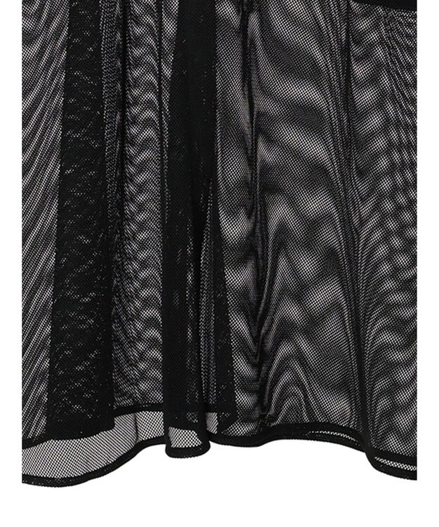 AMERICAN HOLIC サラックールメッシュ切替ワンピース Black