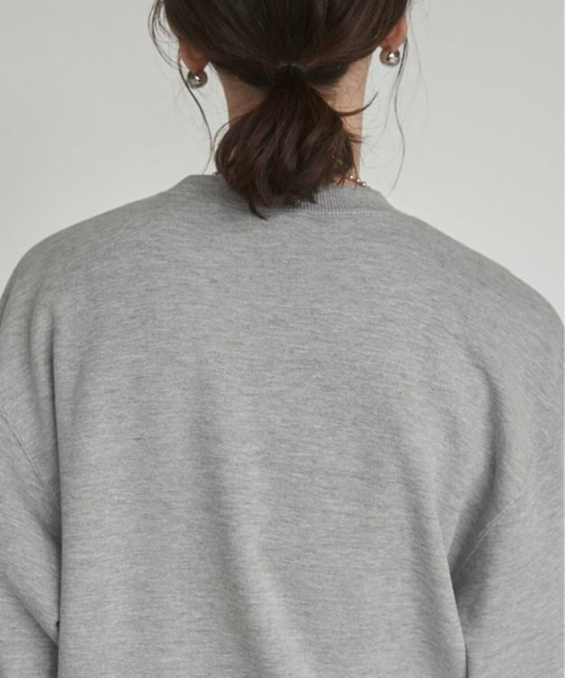 WEGO 【ANGIE VINTAGE】カレッジロゴスウェット 杢グレー