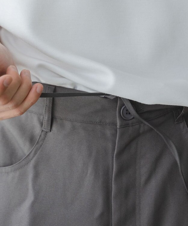 WEGO セミフレアスラックス グレー