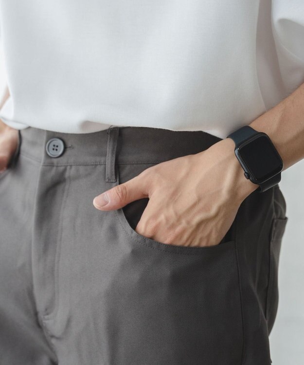 WEGO セミフレアスラックス グレー