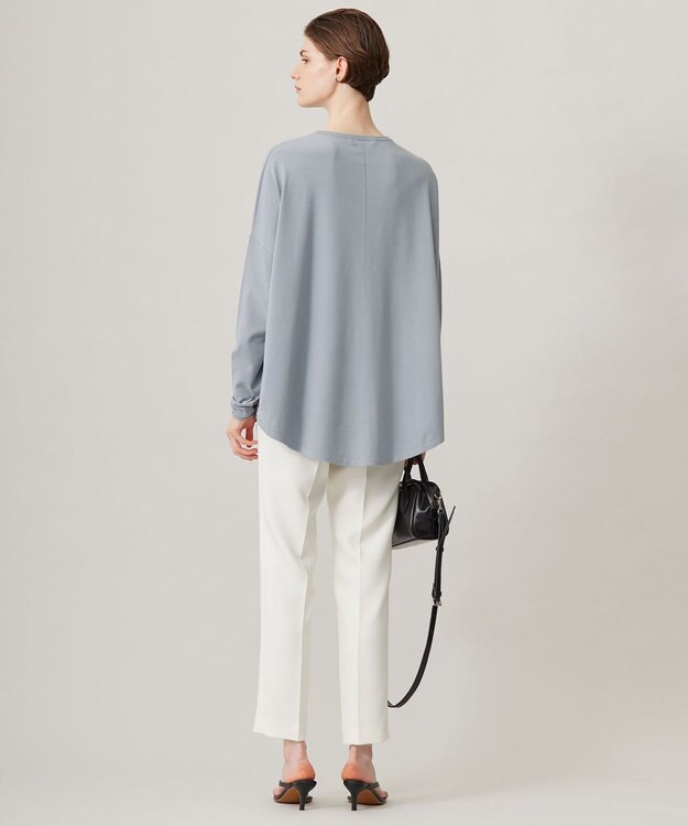 ICB 【洗える】トリプルクロスツイル スティックパンツ オフホワイト系