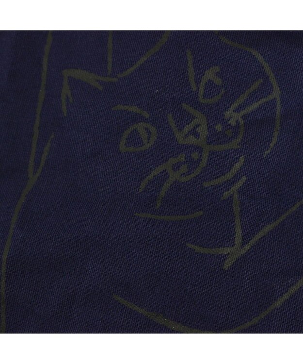 ROOTOTE 2673【ミニサイズ エコバッグ：ネコ柄】/ NA.ルーショッパーミニ.マルシェ-B 03：ミルティーユ