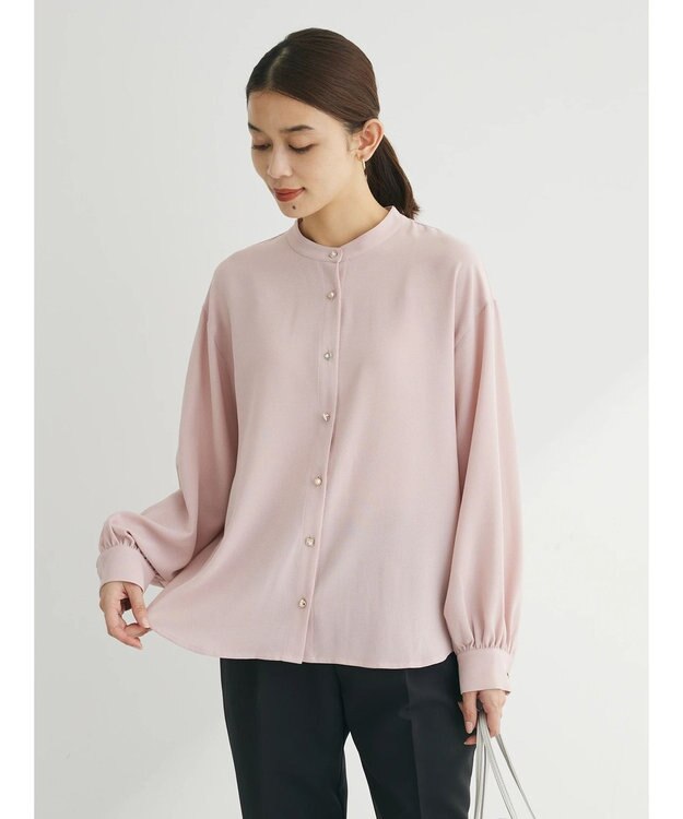 Green Parks ・ＥＬＥＮＣＡＲＥ　ＤＵＥ　バックプリーツブラウス Pink