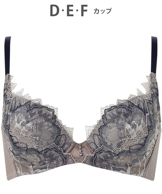 WACOAL 【ハグするブラ】 ブラジャー 体温を感知してカラダになじむ 谷間メイク 脇高設計 レディース BXB418 /ワコール ブラウン