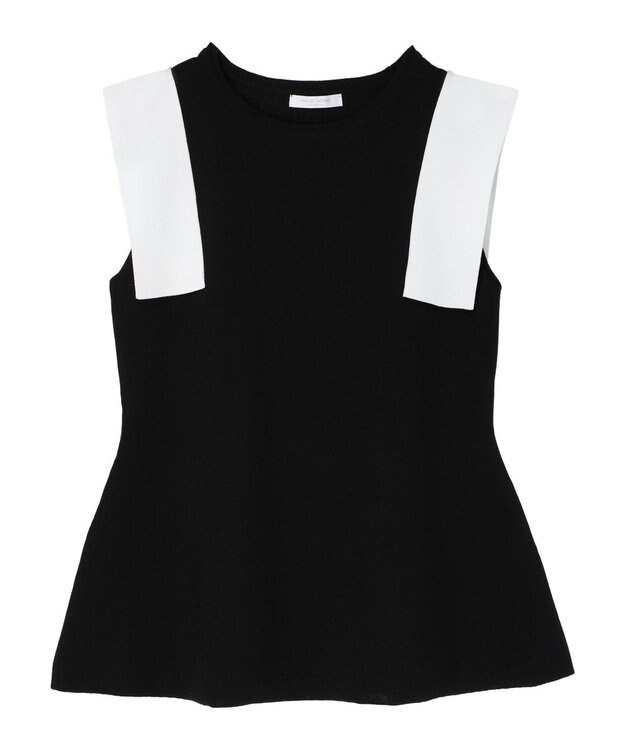 Green Parks ミラノリブノースリーブニットプルオーバー B