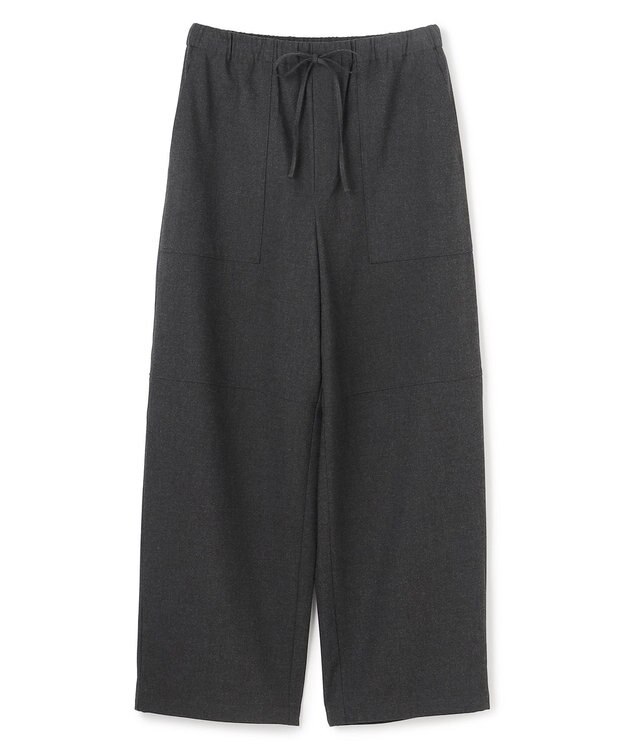 UNFILO L ライトフランネル イージーパンツ チャコール