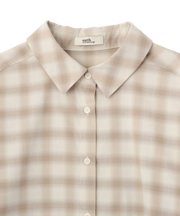 earth music&ecology 【予約】適ON レースヘムシャツ Check