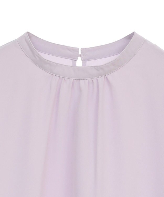 earth music&ecology フリル７分袖ブラウス Pink