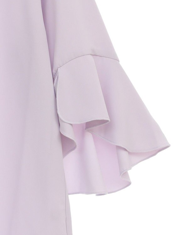 earth music&ecology フリル７分袖ブラウス Pink