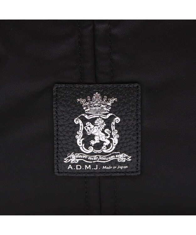 A.D.M.J. 【ナイロン】キューブトート34cm(Dカン＋) BLACK