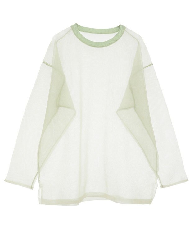 earth music&ecology シアールーズニットプルオーバー Mint