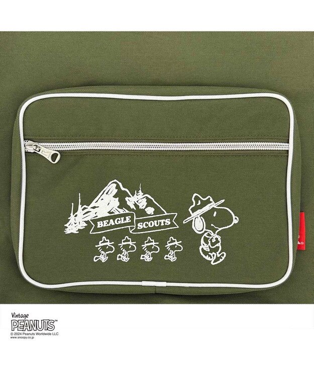 ROOTOTE 8388【スヌーピー】IP.セオルー.デルタ.ピーナッツ-9J 03：オリーブ